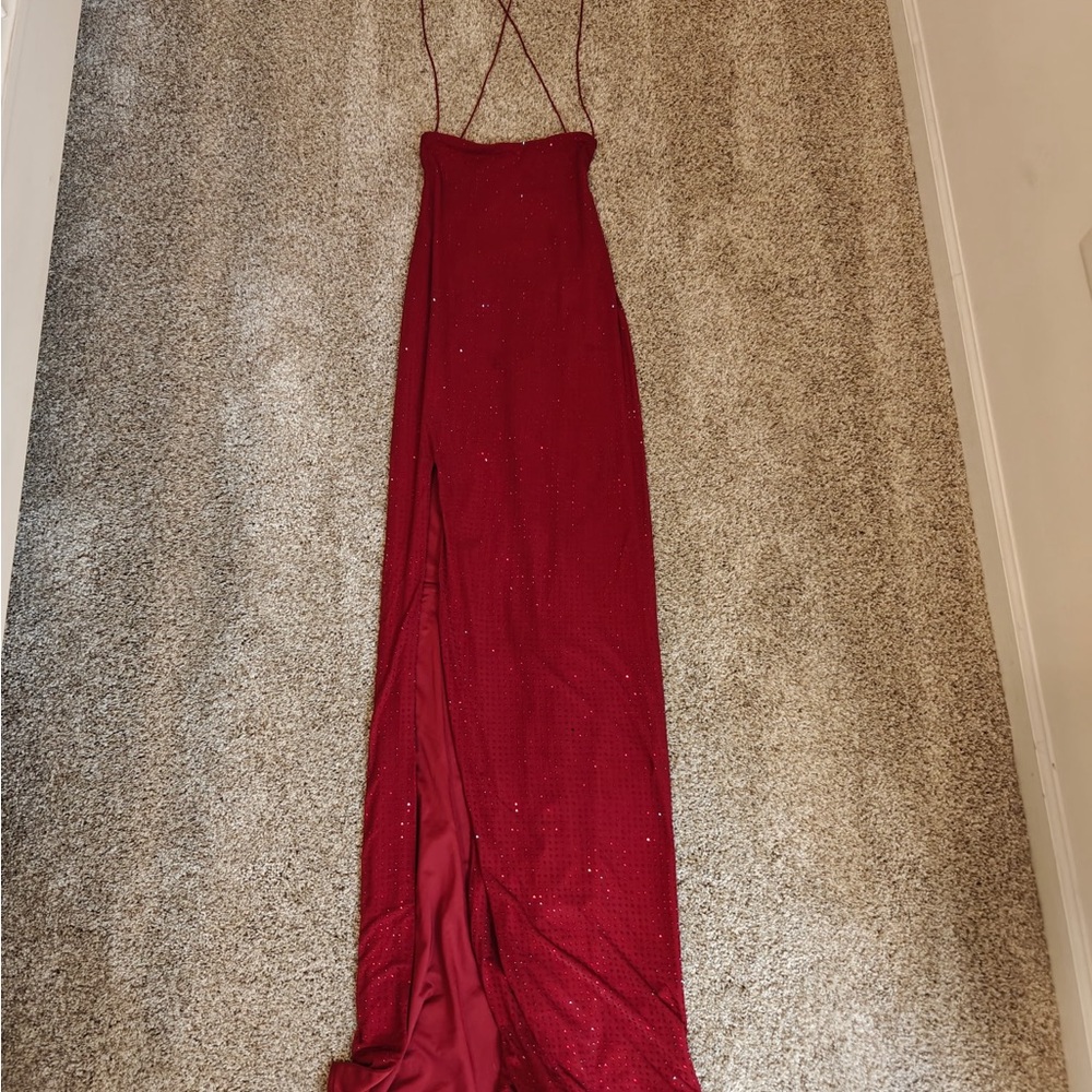 The perfect red prom dress